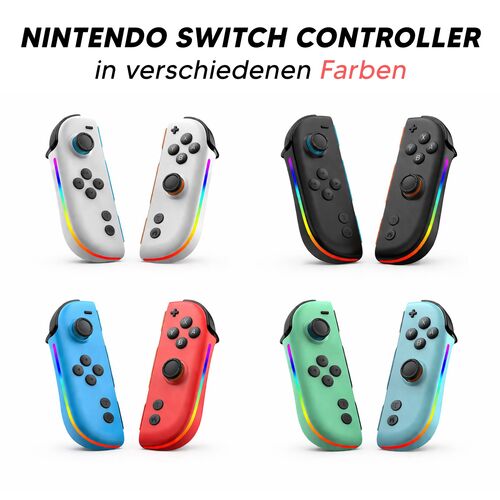 F�r Nintendo Switch Split Controller mit Hall Joysticks RGB