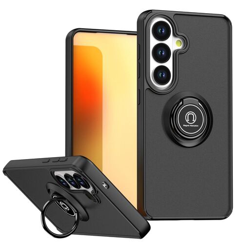 Ringhalter f�r Samsung Galaxy S26 Q Series Design TPU Schutz Schwarz