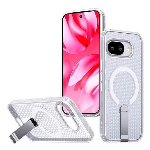 MagSafe f�r Google Pixel 10a Honeycomb Design K�hl Cover Transparent