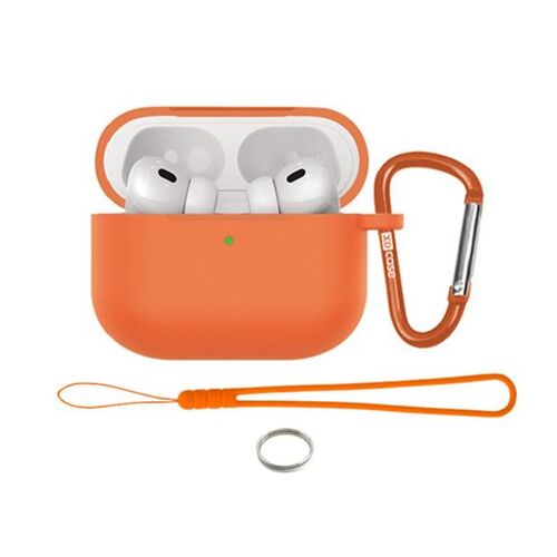 Schutz H�lle Case f�r AirPods Pro 3 Silikon H�lle mit Karabiner Soft Touch 360- 