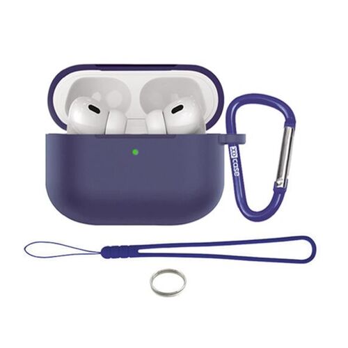 Schutz H�lle Case f�r AirPods Pro 3 Silikon H�lle mit Karabiner Soft Touch 360- 