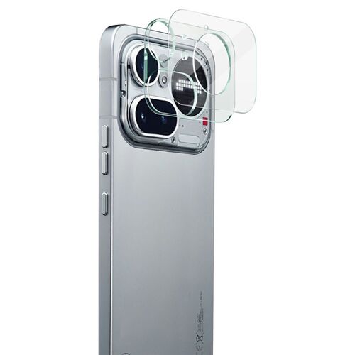 Linsenschutz f�r Nothing Phone 4a Pro 9H Hartglas Komplettschutz Clear