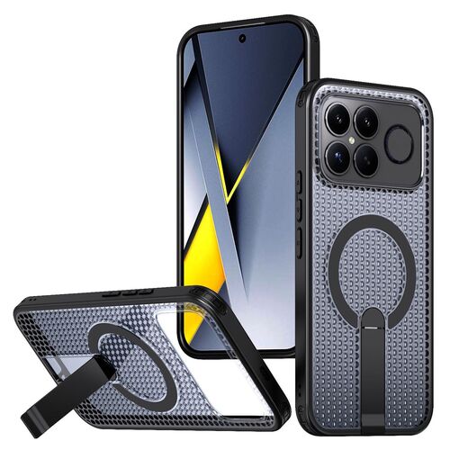MagSafe Magnet Handyh�lle f�r Xiaomi Modelle k�hlendes Cover mit Halter Hardcase 