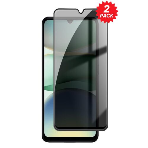 Privacy 2x f�r Xiaomi Redmi A7 Pro Display 9H Hartglas Blickschutz