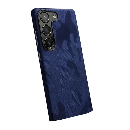 Backcover Schutz f�r Samsung Galaxy S26 5G Carmouflage Struktur Blau