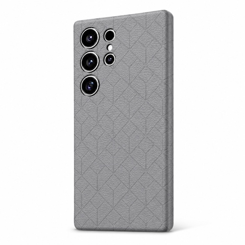 Backcover f�r Samsung Galaxy S26 Ultra 5G Gepr�gt Gittermuster D-Grau