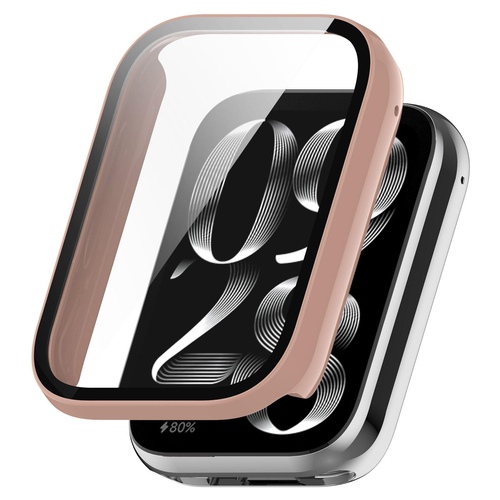 + Schutzglas f�r Xiaomi Smart Band 10 Pro Kunststoff 9H Pink