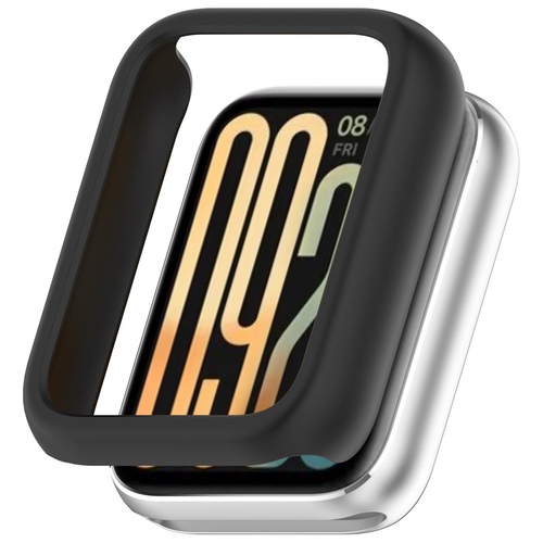 Kunststoff Halb Cover f�r Xiaomi Smart Band 10 Pro Schwarz