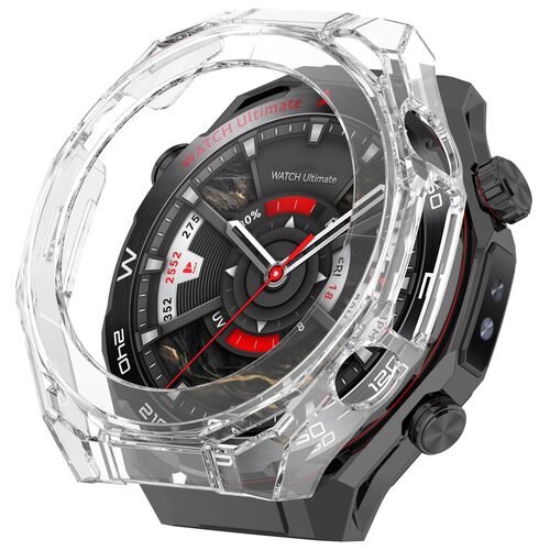 + Schutzglas f�r Huawei Watch Ultimate 2 Full Cover Case Transparent