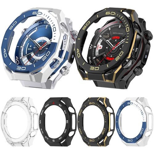 Smartwatch H�lle + 9H Schutzglas f�r Huawei Watch Ultimate 2 Full Cover Rundum