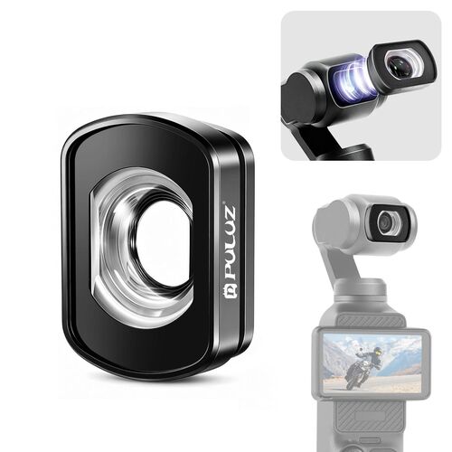 112 Grad Weitwinkel Linse f�r DJI Osmo Pocket 4 / 3 Zubeh�r Schwarz