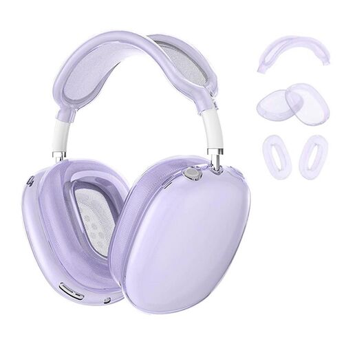 TPU Headset Fullcover Schutzcase f�r Apple AirPods Max / Max 2 Lila