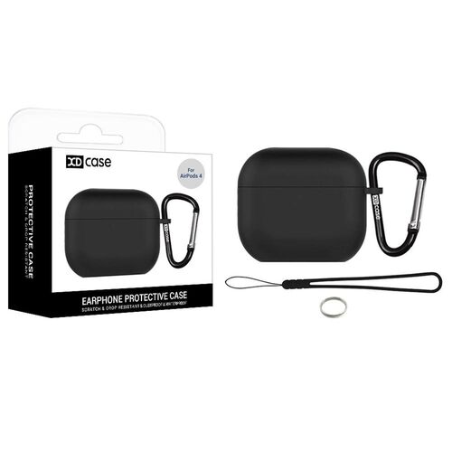 Silikon Full Cover Schutzh�lle f�r AirPods 4 2,5 mm mit Befestigung