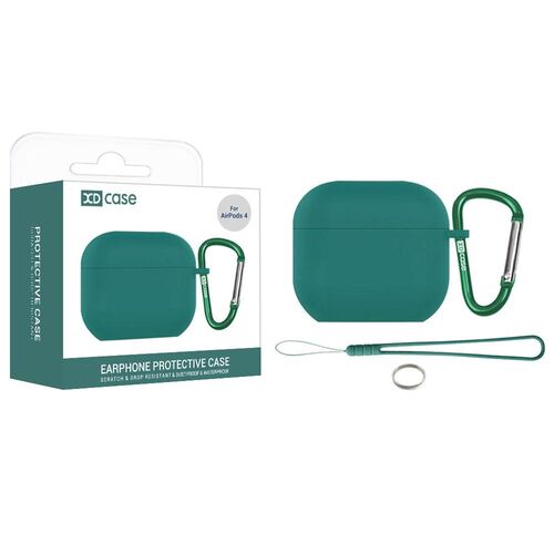 Silikon Full Cover Schutzh�lle f�r AirPods 4 2,5 mm mit Befestigung