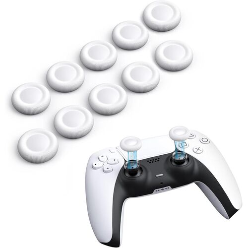 10x Joystick Ersatz Thumb Grip Caps f�r PS5 / PS4 Controller Zubeh�r