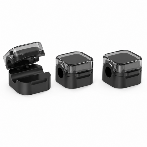 6x Magnetische Desktop Kabelclips Kunststoff Cable Organizer Zubeh�r