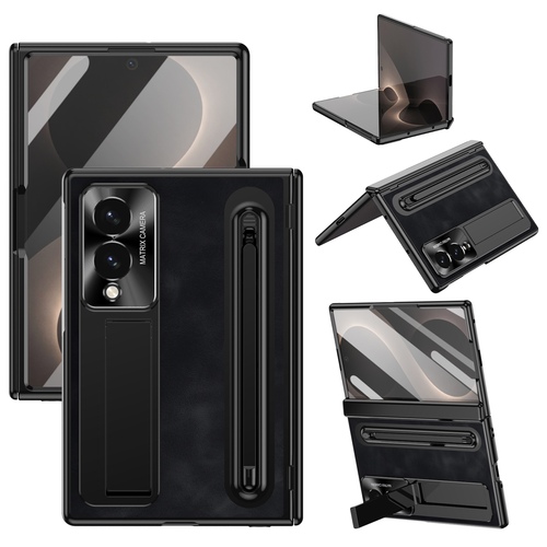 Klapph�lle + H9 Display Glas Samsung Galaxy Z Fold8 5G Schwarz