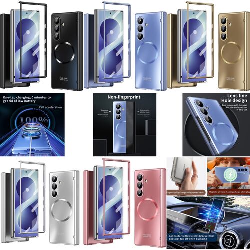 Handyh�lle Klapph�lle + H9 Hart Display Glas Samsung Galaxy Z Fold8 / Ultra 5G