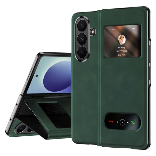 Klapph�lle Nappa-Struktur f�r Samsung Galaxy Z Fold8 Ultra 5G Gr�n
