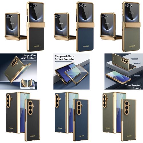 Handyh�lle Klapph�lle + H9 Display Glas Samsung Galaxy Z Fold8 / Flip8 Ultra 5G