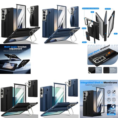 Handyh�lle Stift Band Klapph�lle H9 Hart Glas Samsung Galaxy Z Fold8 / Ultra 5G