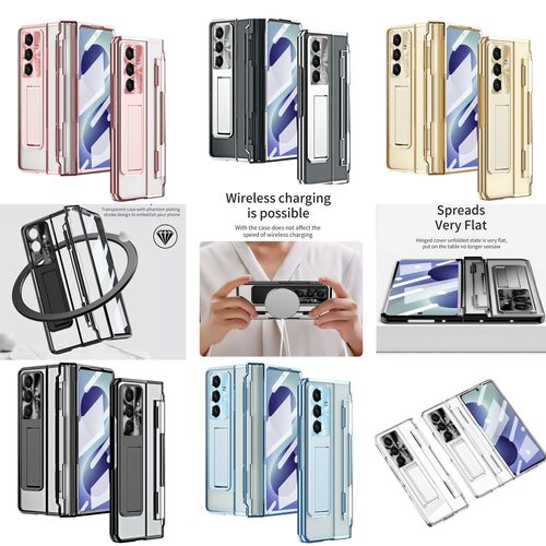 Handyh�lle Klapph�lle + H9 Display Glas Samsung Galaxy Z Fold8 Ultra 5G Klar