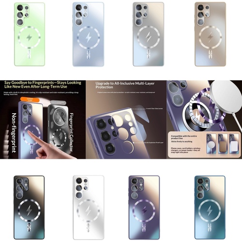 Handyh�lle MagSafe Magnet Laden CD f�r Samsung Galaxy S26 Ultra 5G Kameraschutz