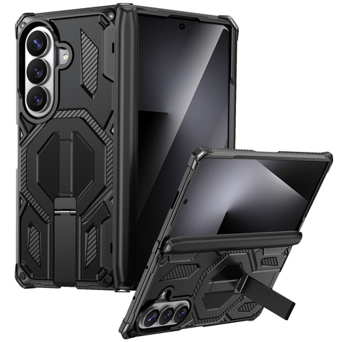 Klapph�lle Kickstand Samsung Galaxy Z Fold 7 + 8 Ultra 5G Schwarz