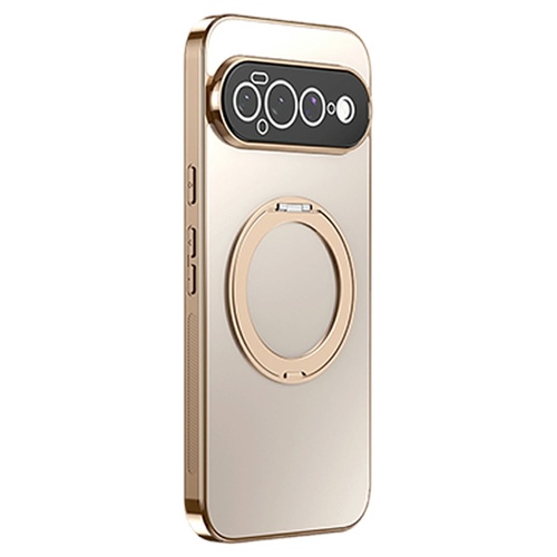 MagSafe Dreh Ring f�r Google Pixel 11 Pro Kameraschutz Glas Gold