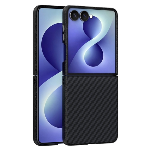 Handyh�lle Design PC f�r Samsung Galaxy Z Flip8 / Fold8 / Ultra 5G Carbon Optik 