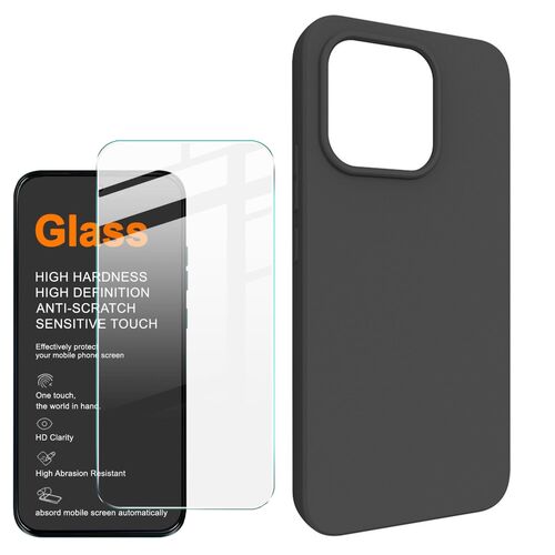 + Schutzglas f�r Xiaomi Redmi Note 17 Set TPU 9H Glas 2 in 1 Bundle