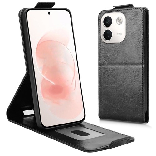 Kunstleder Xiaomi Redmi Note 17 Pro Max 5G Tasche Kartenfach Schwarz