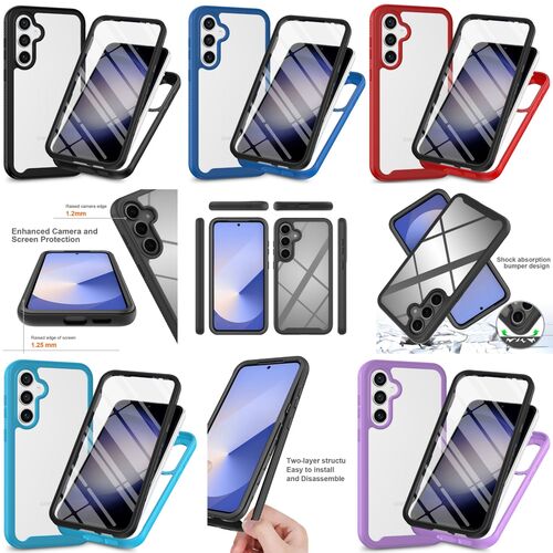 360 Grad Handyh�lle Samsung Galaxy S26 FE / S25 FE Display Folie & Kameraschutz