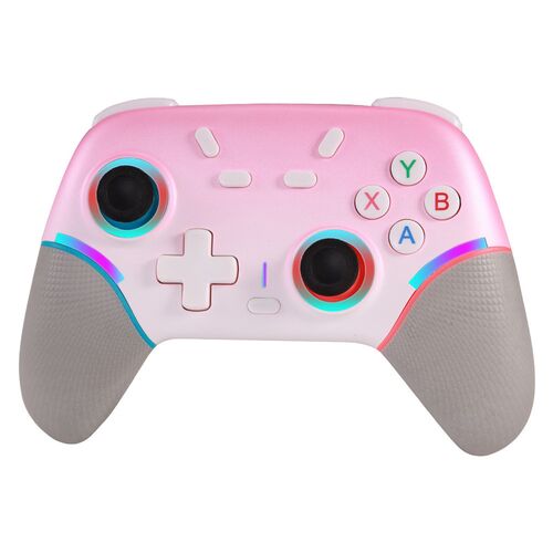 X9 Wireless Controller PC Switch PS4 X9 RGB 2.4G Pink