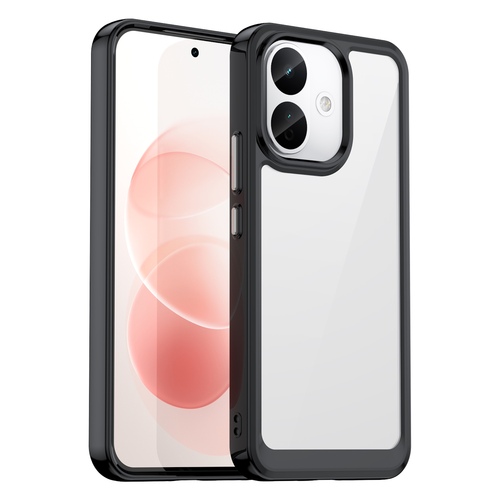 Sto�fest f�r Xiaomi Redmi Note 17 Pro 5G TPU Acryl Hybrid Schwarz