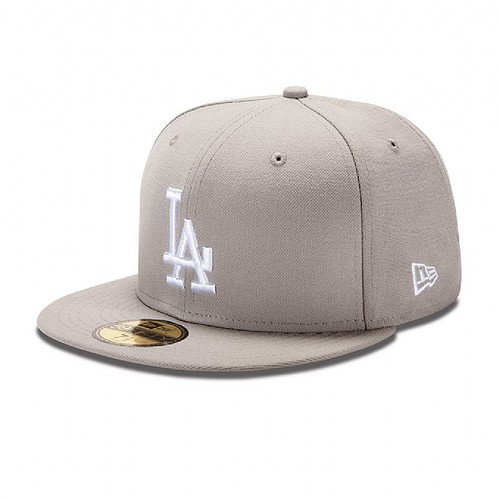 New Era Cap 59-Fifty LA Dodgers MLB Basic grey/white
