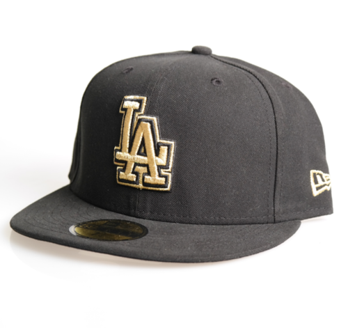 New Era Cap 59-Fifty LA Dodgers Metfold black/gold