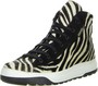 OSCAR Sport Damen High-Cut Sneaker Echtfell zebra