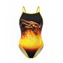 Turbo Badeanzug Damen Sport Dragon Fire Blickdicht dank Innenfutter