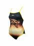 Turbo Badeanzug Damen Sport Dragon Fire Blickdicht dank Innenfutter