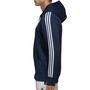 adidas Kapuzenpullover Hoodie ESS 3S Streifen Fleece Herren