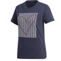 adidas T Shirt Damen Rundhals aus 100% Baumwolle