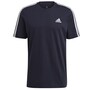 adidas T shirt Herren Rundhals im 3 Streifen Design