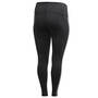 adidas Leggings 7/8 f�r Damen in �bergr��en schwarz 3 Streifen