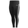 adidas Leggings 7/8 f�r Damen in �bergr��en schwarz 3 Streifen