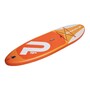 Happy People Stand Up Paddle Board im Set 290 x 76 x 15 cm mit Tasche Pumpe und Paddel aufblasbar
