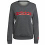 adidas Pullover fr Damen mit Rundhalsausschnitt schwarz