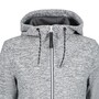 Icepeak Strickfleecejacke lang f�r Damen Alzey mit Kapuze
