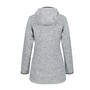 Icepeak Strickfleecejacke lang f�r Damen Alzey mit Kapuze