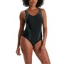 Speedo Panel Laneback Badeanzug Damen schnelltrocknend und chlorbestndig